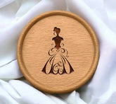 Runway Dress SVG - Elegant Woman Designer Vector SVG